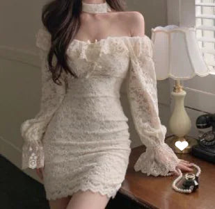 Lace Dress, Long Sleeve Lace Dress
