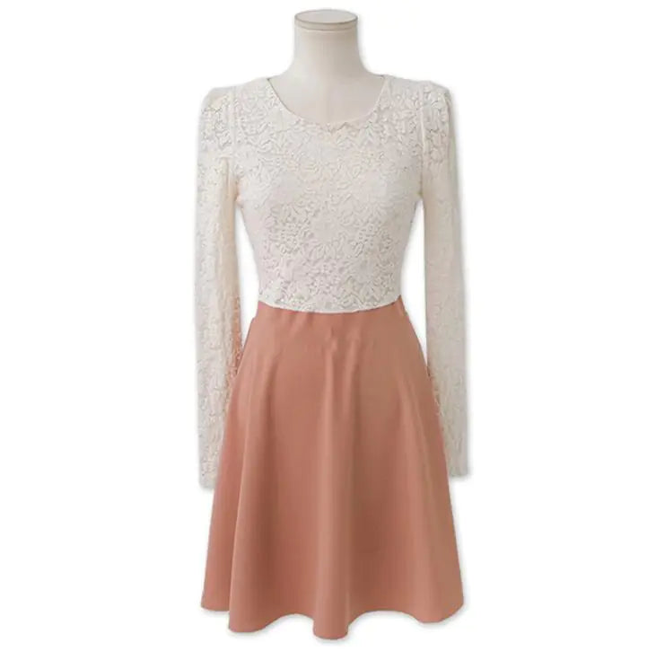 LIVA Lace Dress - Long Sleeve Base Dress