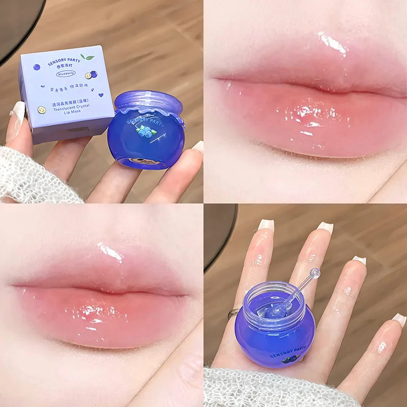 6g Lip Mask Sooner or Later Maintenance Moisturizing Lip Balm Nourishing Lips Care Green Grapes Clear Lip Gloss Peach Lips Balm
