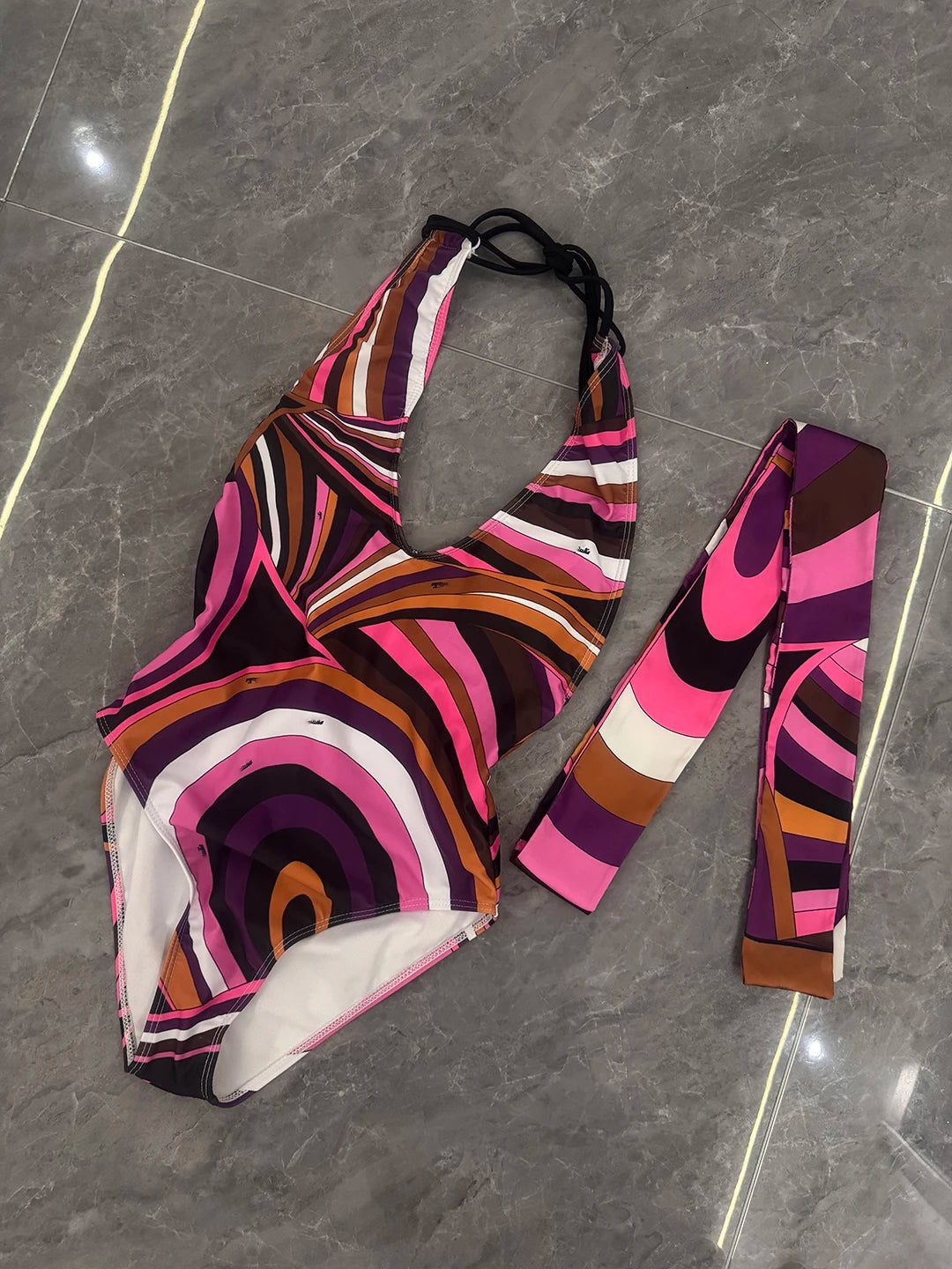 Italian Fashion Design Women's Bikini Set Designer Brand Swimwear Sexy Women's One-piece Suits