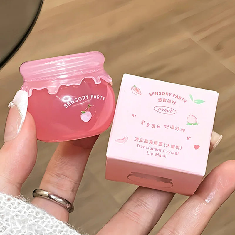 6g Lip Mask Sooner or Later Maintenance Moisturizing Lip Balm Nourishing Lips Care Green Grapes Clear Lip Gloss Peach Lips Balm