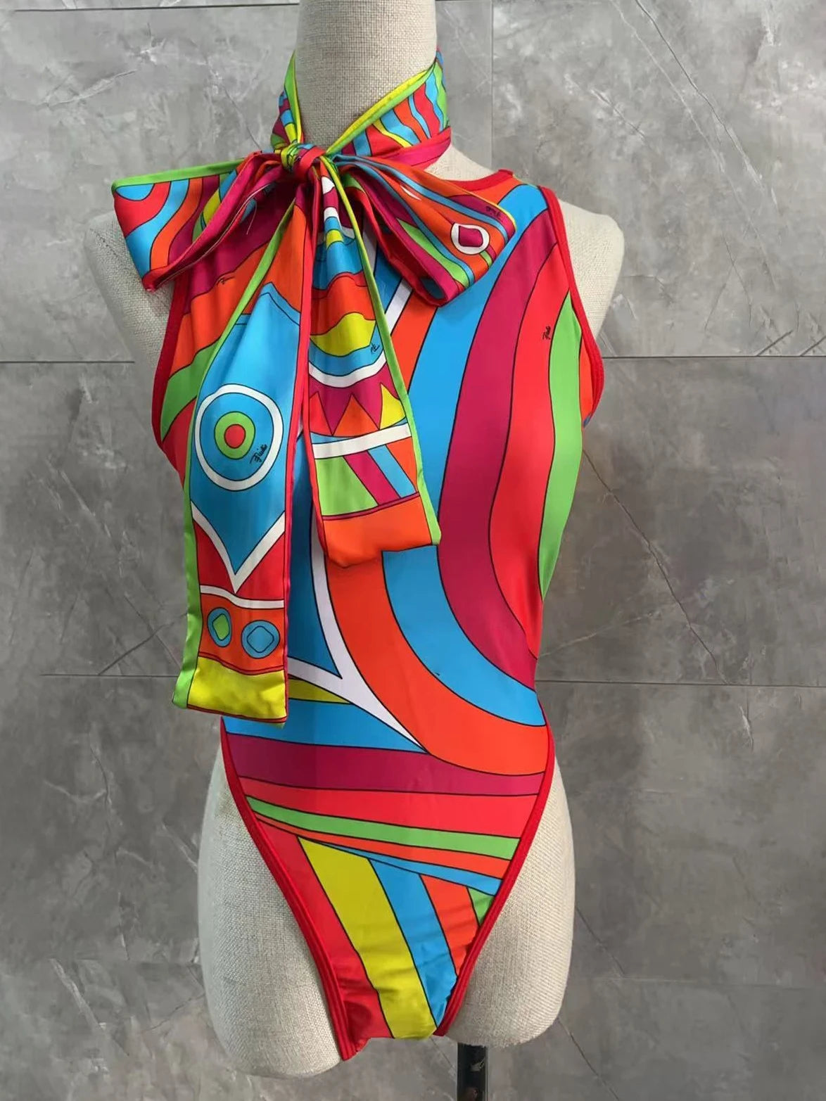 Italian Fashion Design Women's Bikini Set Designer Brand Swimwear Sexy Women's One-piece Suits