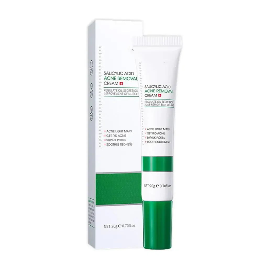20g Salicylic Acid Shrink Pore Cream Elimination Large Pores Remove Blackehead Face Smooth Repairing Skin Care Product