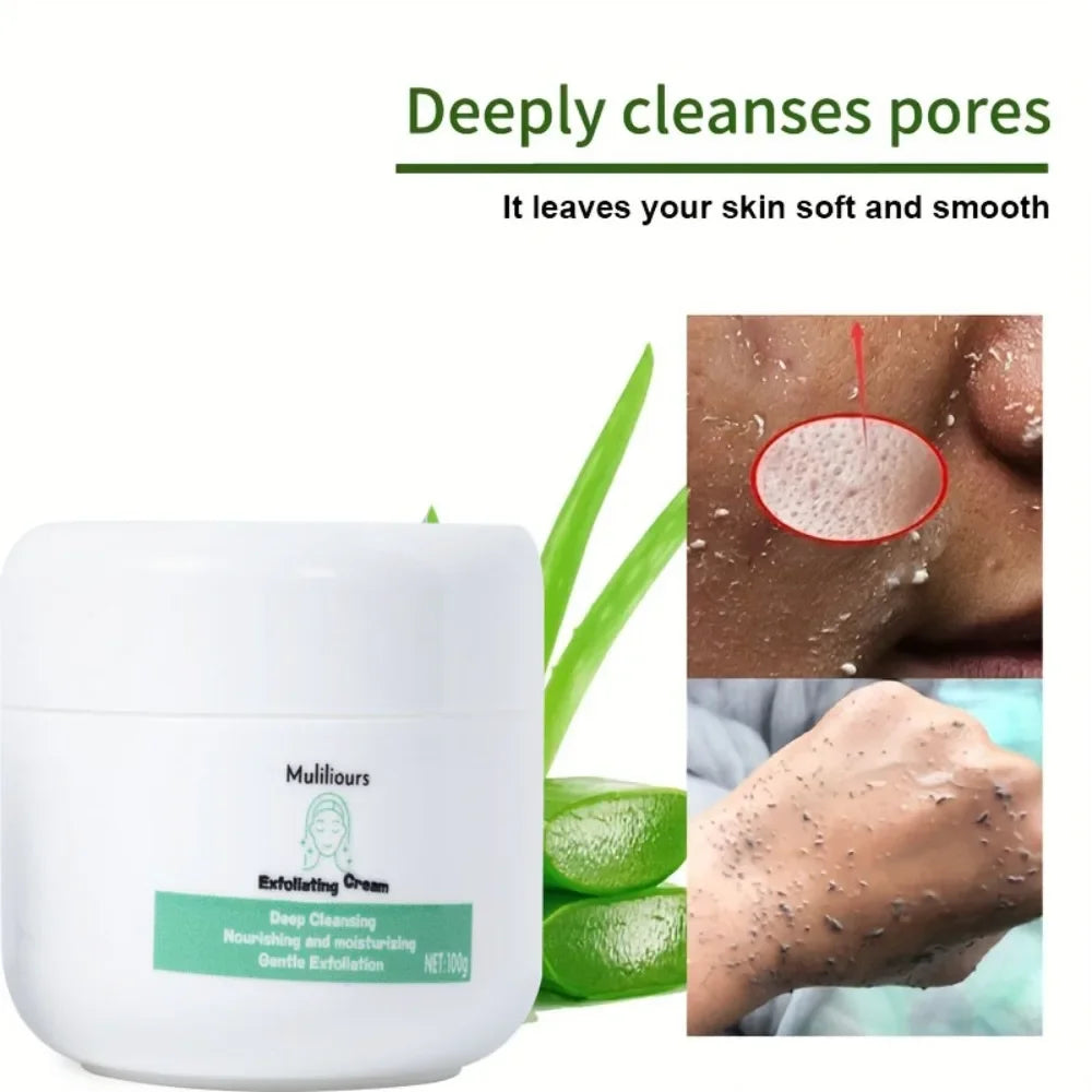 Muliliours Gentle Exfoliating Peeling Gel Facial Scrub Moisturizing Nourishing Repair Scrubs Face Cream Beauty Skin Care