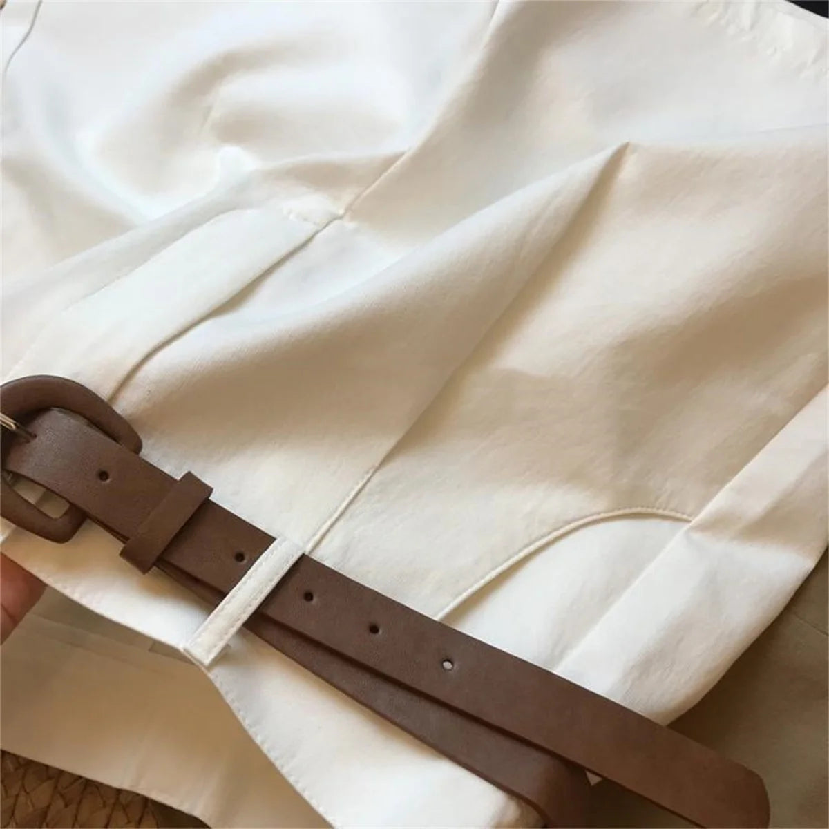 Summer Wide Leg Shorts For Women Fashion Solid A Line Office Lady Classic Short Pant Korean High Waist Suit Shorts Casual Zipper