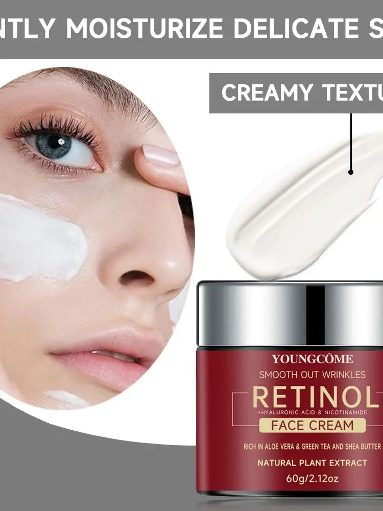 60g Retinol Lifting Firming Cream Repairing Moisturizing Nourishing Cream Brightening Skin Facial Cream Anti-Aging Face Skin