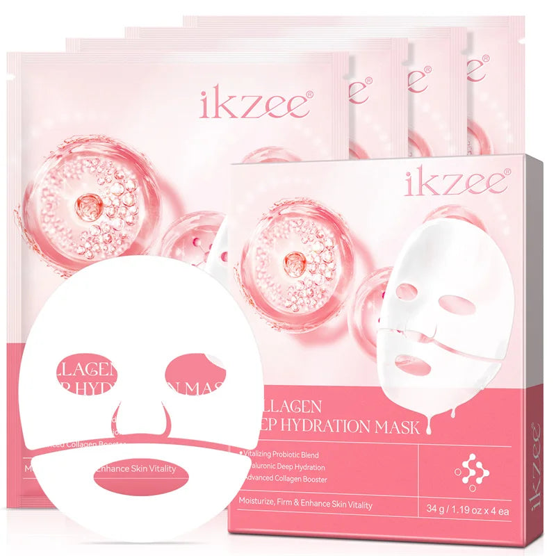 Firming Fine Lines Bio-Collagen Face Mask Patch Anti-Aging Lifting Sagging Facial Skin Deep Nourishment Korea Face Care Products