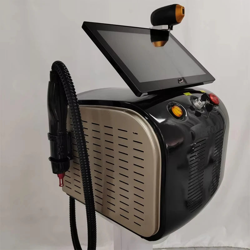 2 in 1 Diode Laser Hair Remova Ice Painless Alexandrite Picosecond Laser Tattoo Removal Multi-function cooling system beauty