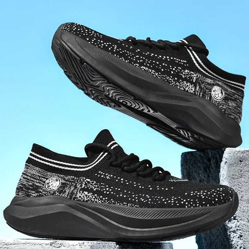Sports Shoes for Men Fashionable Breathable Comfortable Thick Soled Running Shoes Outdoor Rebound Anti Slip Casual Shoes for Men