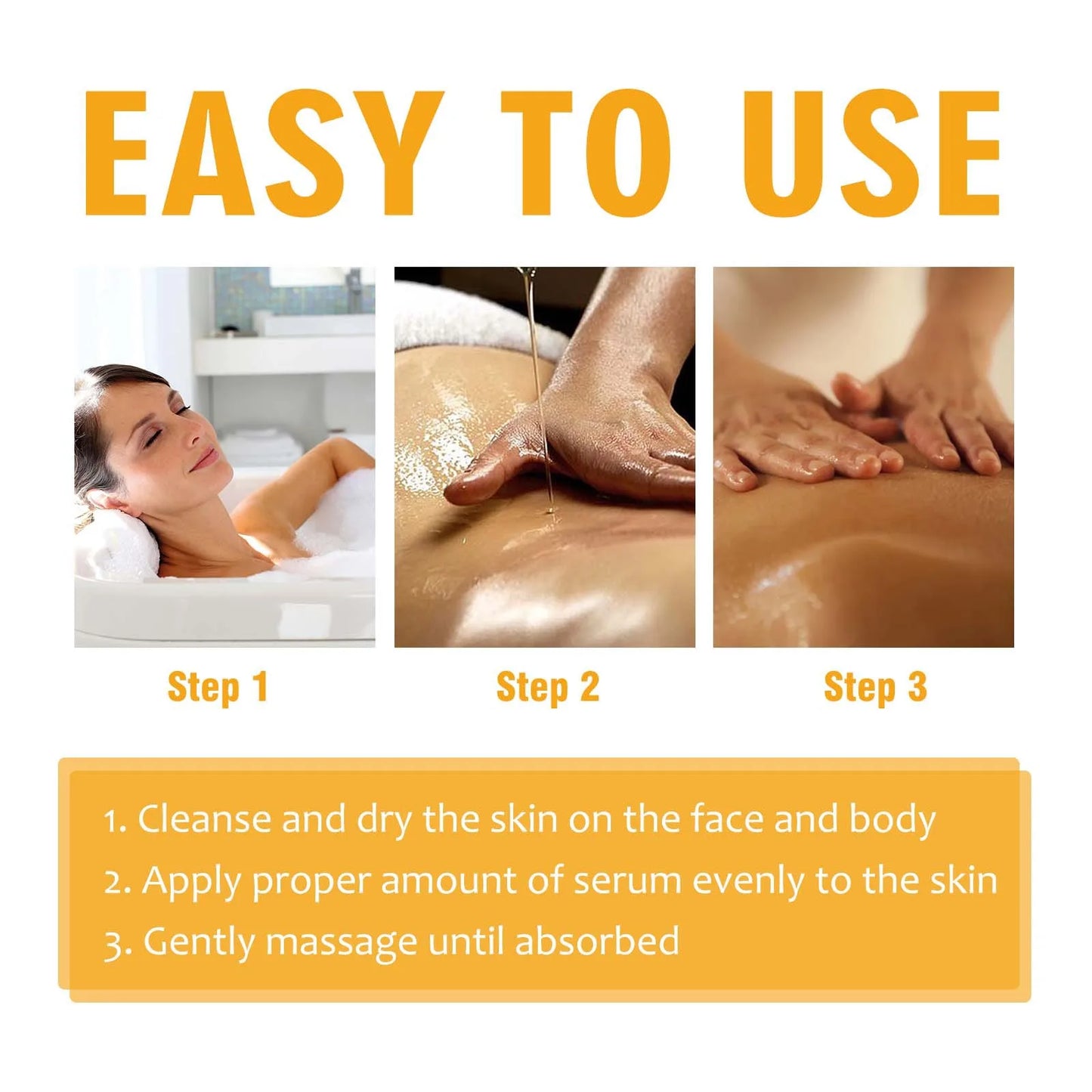 AHA Body Whitening Serum Moisturizing Spots Eraser Corrector Shrink Pore Repair Lighten Body Face Skin Care Hydrating Face Serum