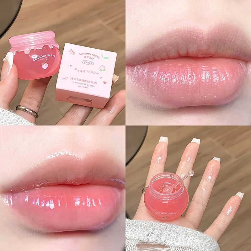 6g Lip Mask Sooner or Later Maintenance Moisturizing Lip Balm Nourishing Lips Care Green Grapes Clear Lip Gloss Peach Lips Balm