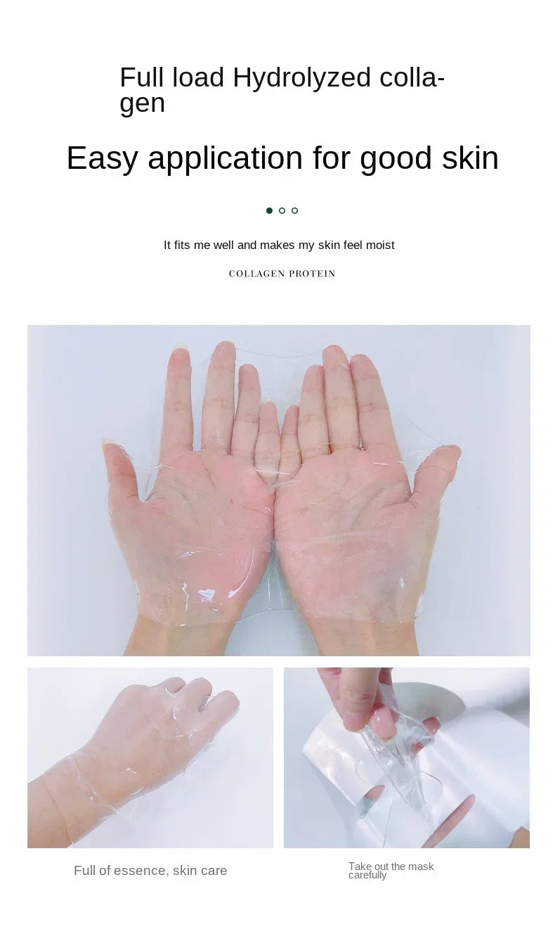 Tiktok Hot Sale Seaweed Collagen Filling Crystal Mask Replenishing Fruit Jelly Skin Transparent Mask Skin Care Masque