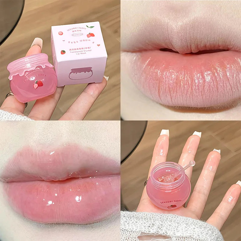 6g Lip Mask Sooner or Later Maintenance Moisturizing Lip Balm Nourishing Lips Care Green Grapes Clear Lip Gloss Peach Lips Balm