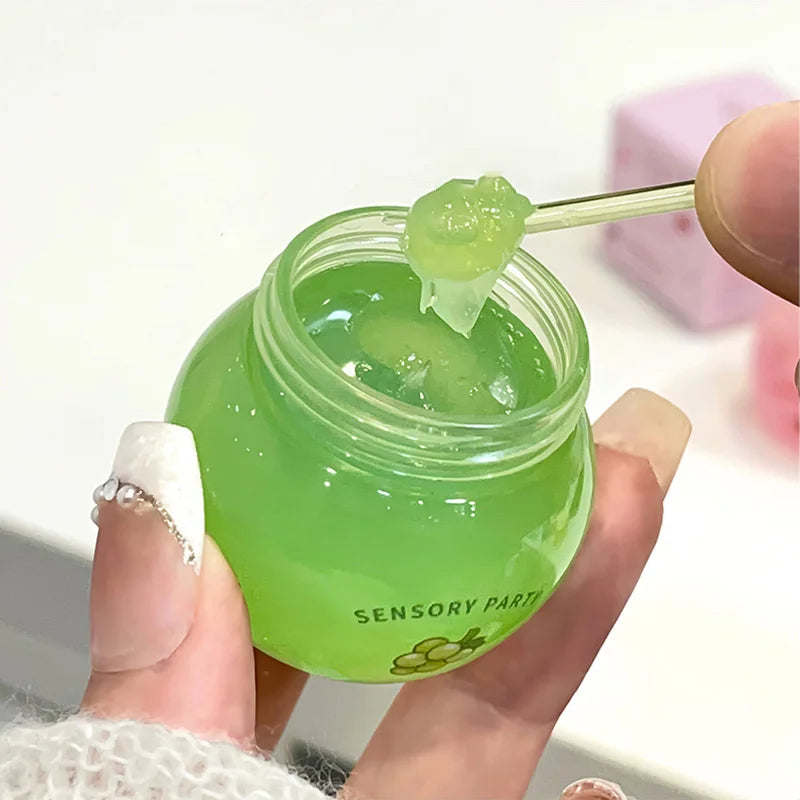 6g Lip Mask Sooner or Later Maintenance Moisturizing Lip Balm Nourishing Lips Care Green Grapes Clear Lip Gloss Peach Lips Balm