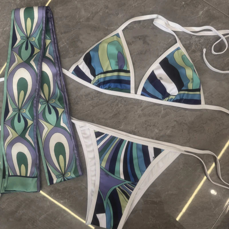 Italian Fashion Design Women's Bikini Set Designer Brand Swimwear Sexy Women's One-piece Suits