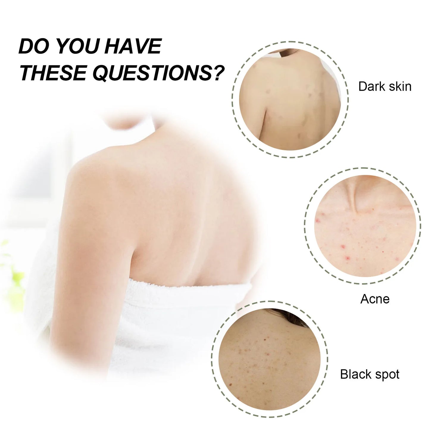Body Scrub Dead Skin Darkness Removal Back Exfoliating Brighten Knee Elbow Anti Acne Deep Cleansing Moisturizing Turmeric Scrubs