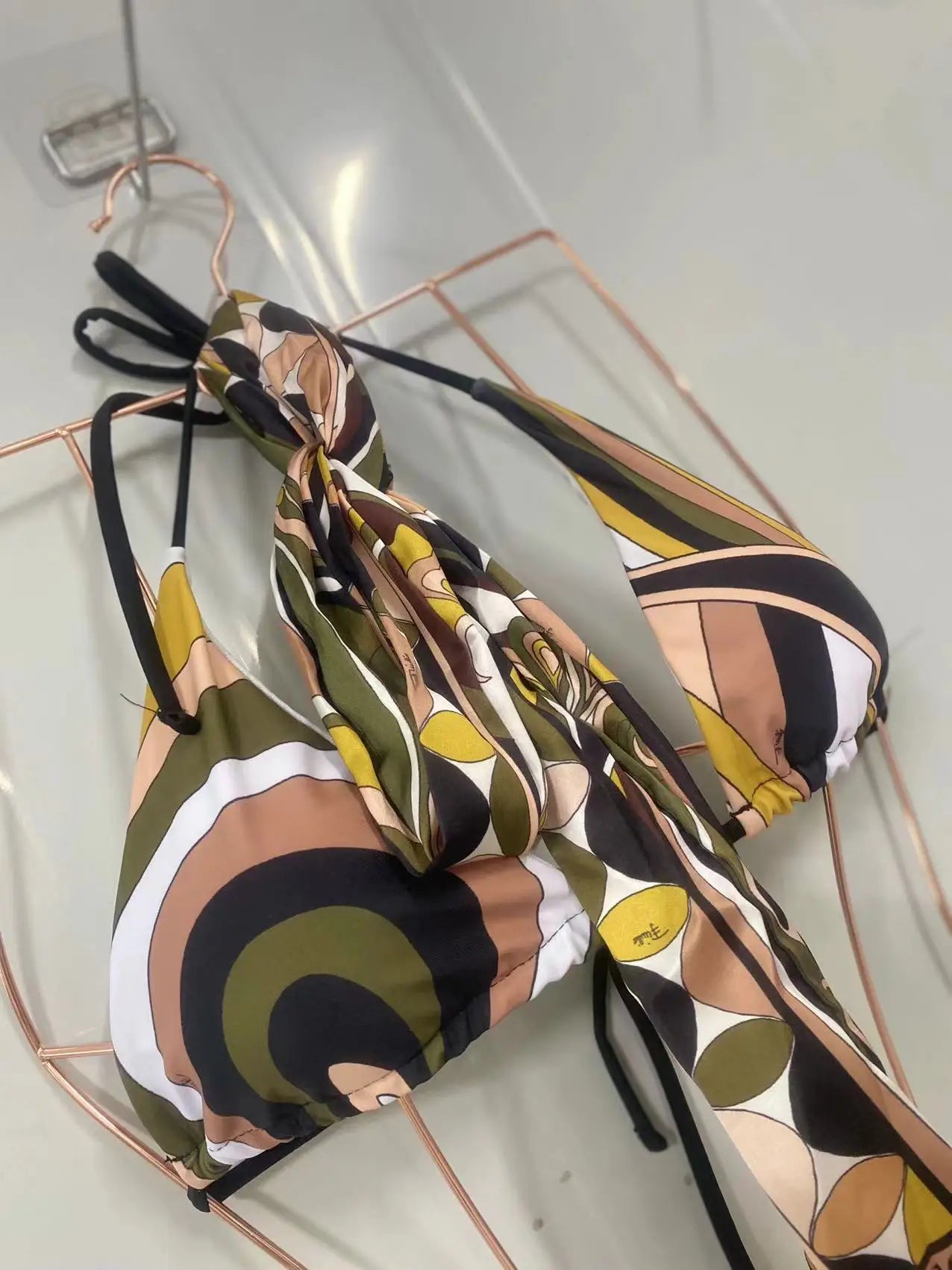 Italian Fashion Design Women's Bikini Set Designer Brand Swimwear Sexy Women's One-piece Suits