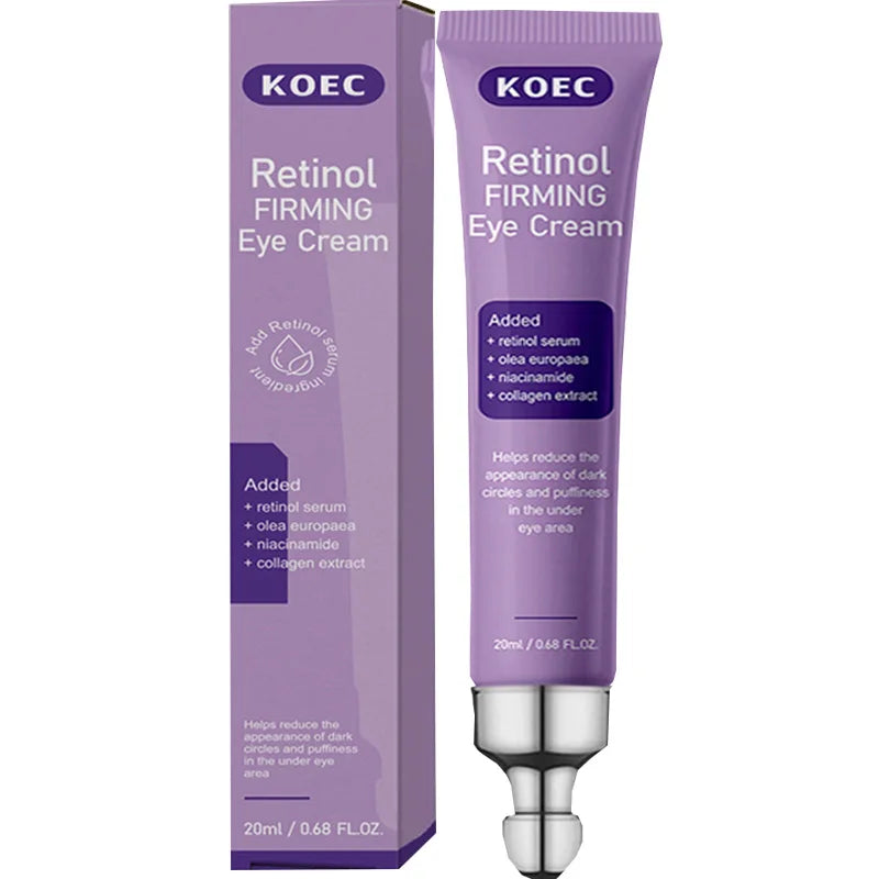 1 Retinol Collagen Eye Cream Anti Aging, Firming Under Eye Cream for Puffiness and Bags Under Eyes for Wrinkles and Dark Circles