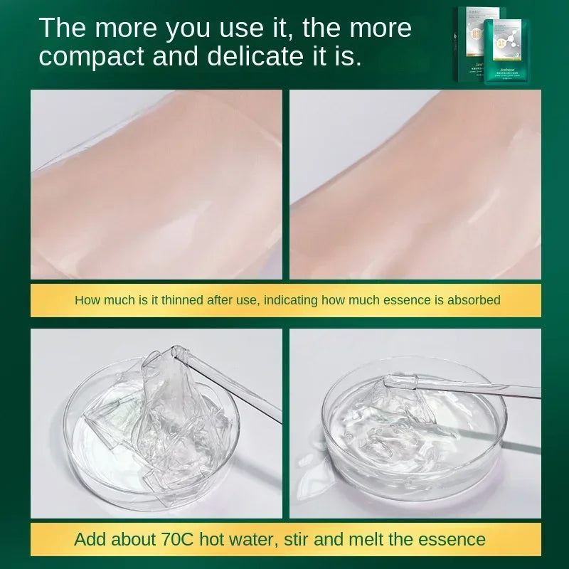 Tiktok Hot Sale Seaweed Collagen Filling Crystal Mask Replenishing Fruit Jelly Skin Transparent Mask Skin Care Masque