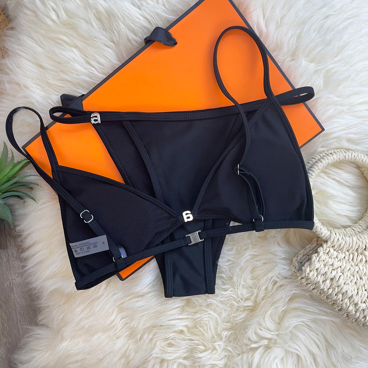 Melphieer Lady's Diamond 2 Piece Bikini Set Summer Style Crystal Glitter Bikinis Women 2025 Swimsuit New Beach Pool Club Outfits