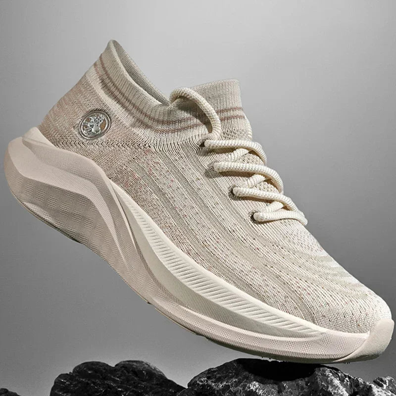 Sports Shoes for Men Fashionable Breathable Comfortable Thick Soled Running Shoes Outdoor Rebound Anti Slip Casual Shoes for Men