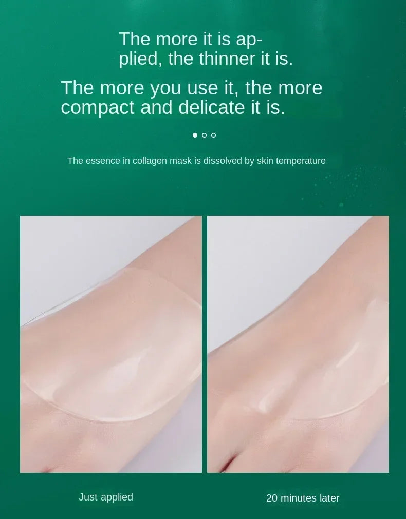 Tiktok Hot Sale Seaweed Collagen Filling Crystal Mask Replenishing Fruit Jelly Skin Transparent Mask Skin Care Masque