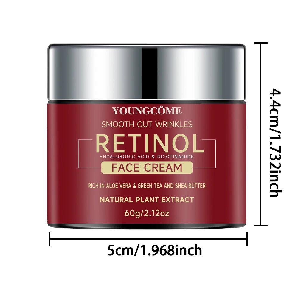 60g Retinol Lifting Firming Cream Repairing Moisturizing Nourishing Cream Brightening Skin Facial Cream Anti-Aging Face Skin