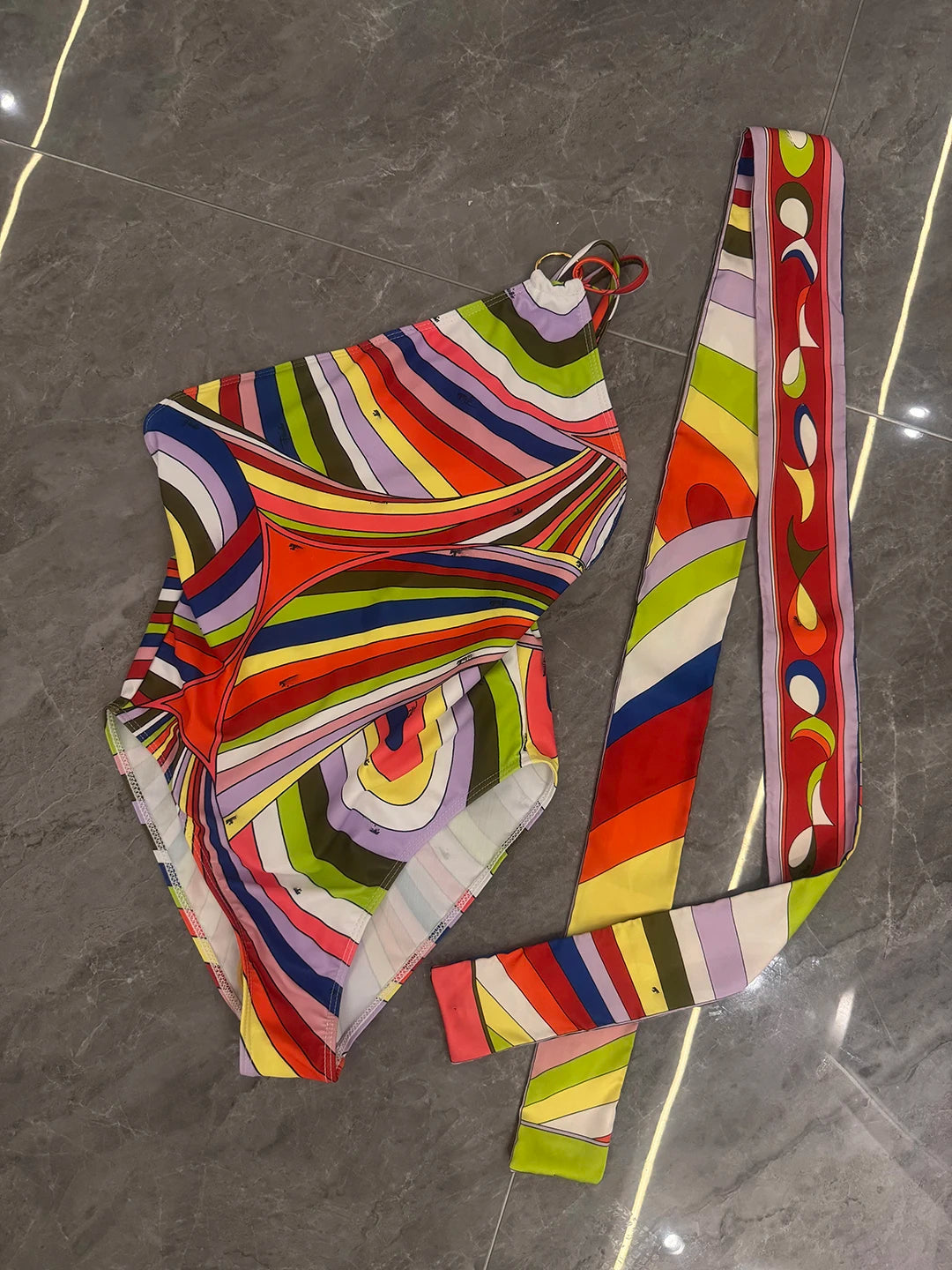 Italian Fashion Design Women's Bikini Set Designer Brand Swimwear Sexy Women's One-piece Suits