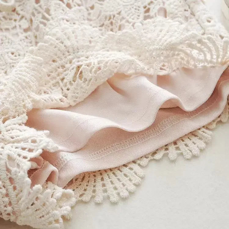 Fashionable Lace Shorts Women Casual Korean Version Anti-exposure Leggings Wearing Safety Insurance Sports Pants Women