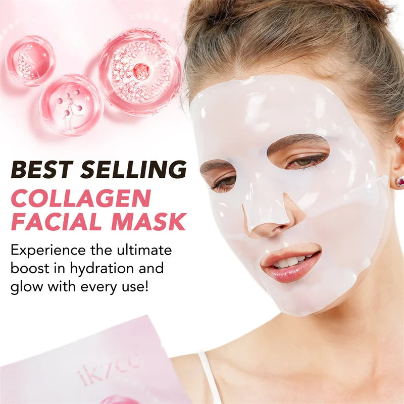 Firming Fine Lines Bio-Collagen Face Mask Patch Anti-Aging Lifting Sagging Facial Skin Deep Nourishment Korea Face Care Products