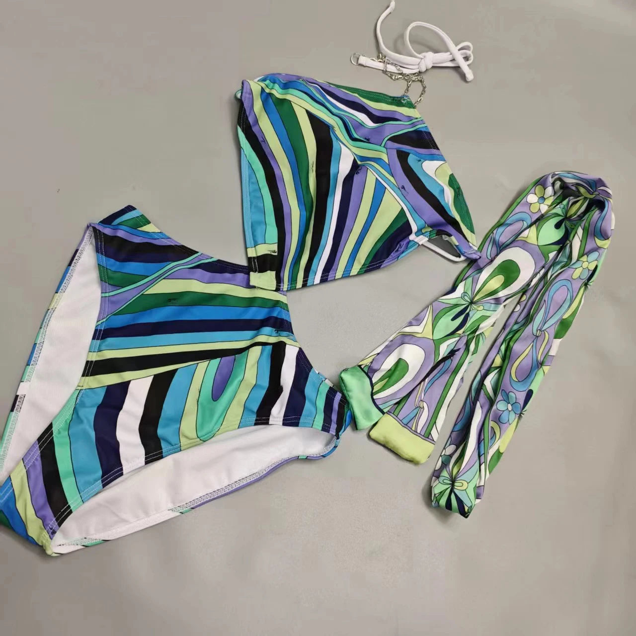 Italian Fashion Design Women's Bikini Set Designer Brand Swimwear Sexy Women's One-piece Suits