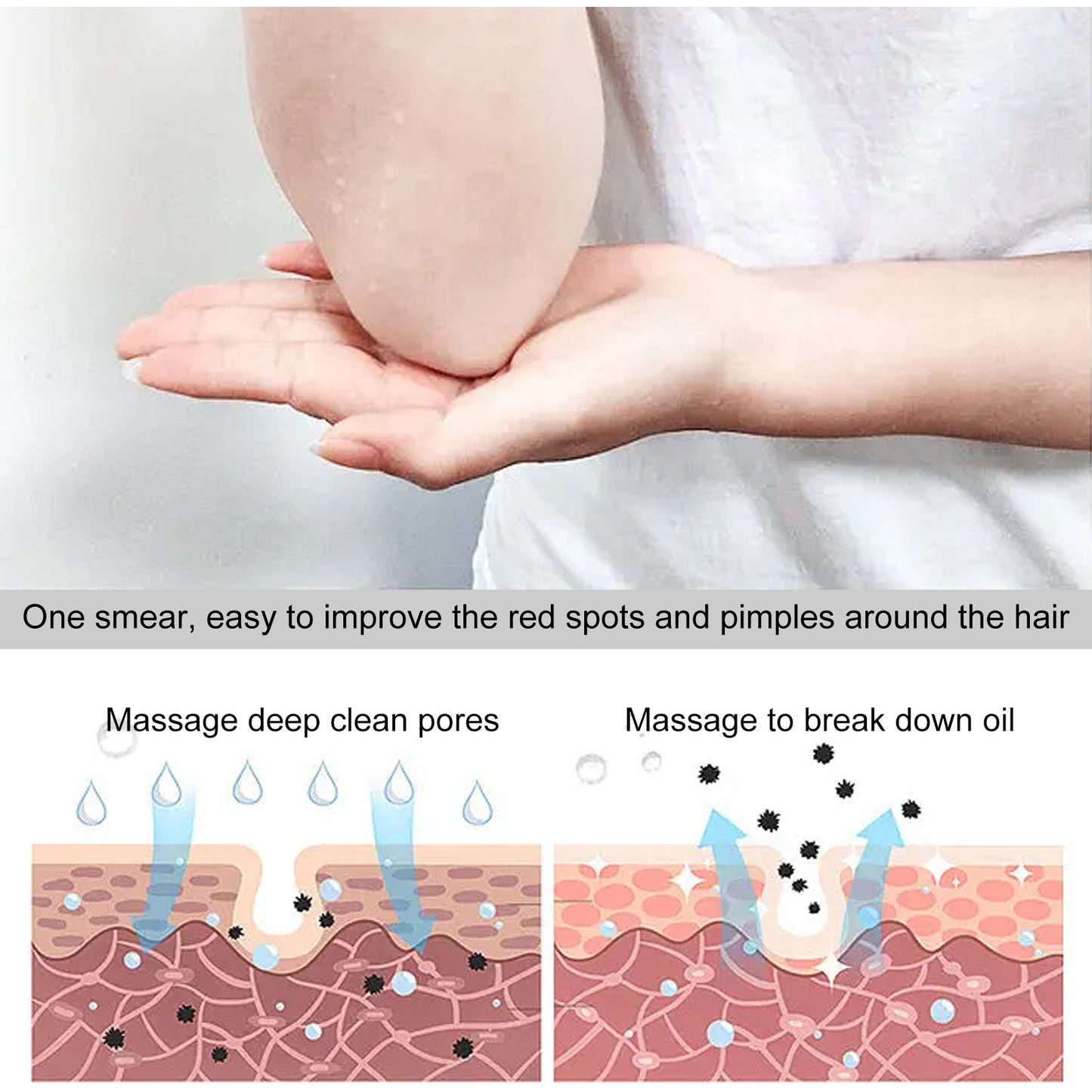 Body Scrub Dead Skin Darkness Removal Back Exfoliating Brighten Knee Elbow Anti Acne Deep Cleansing Moisturizing Turmeric Scrubs