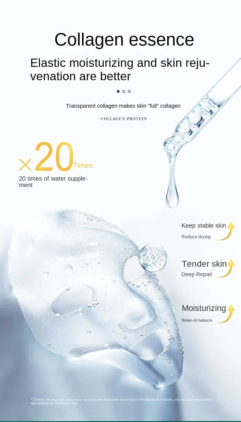 Tiktok Hot Sale Seaweed Collagen Filling Crystal Mask Replenishing Fruit Jelly Skin Transparent Mask Skin Care Masque