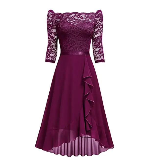 LIVA Lace Dress - Long Sleeve Base Dress