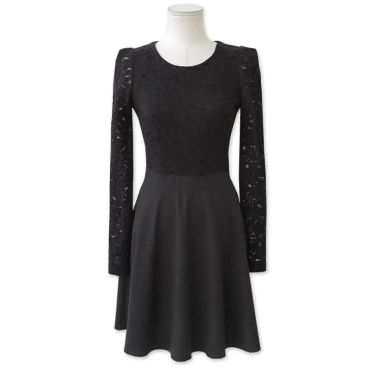 LIVA Lace Dress - Long Sleeve Base Dress