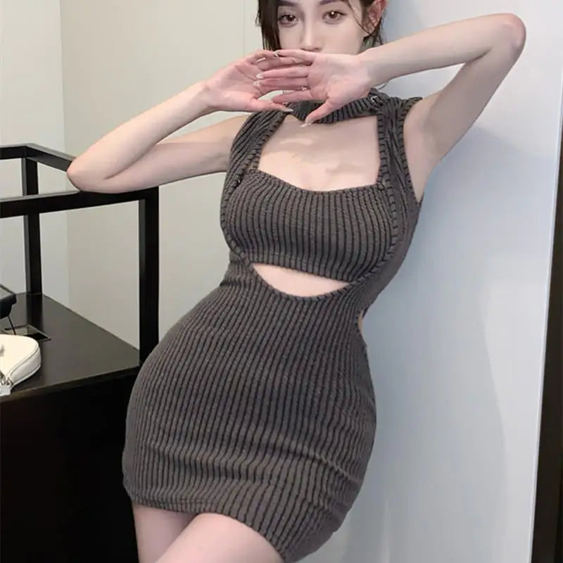 Tight Slimming Short Skirt Two-Piece Set