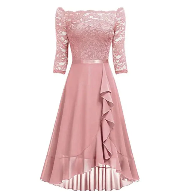 LIVA Lace Dress - Long Sleeve Base Dress