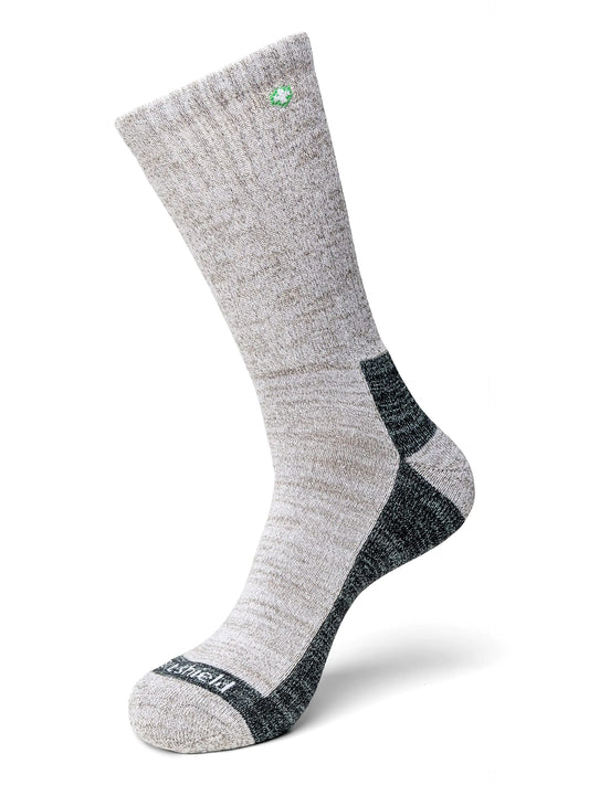 Insect Shield Midweight Hiking Socks With Permethrin Bug Repellant - Protective Clothing for Men & Women Khaki Medium