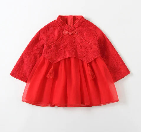Dress, Children's Dress, Cheongsam