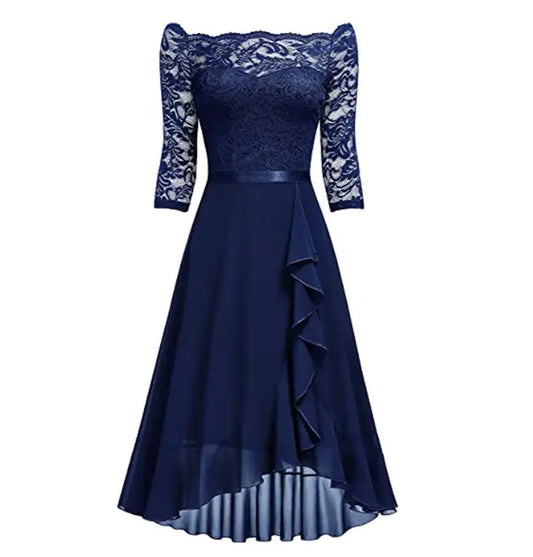 LIVA Lace Dress - Long Sleeve Base Dress