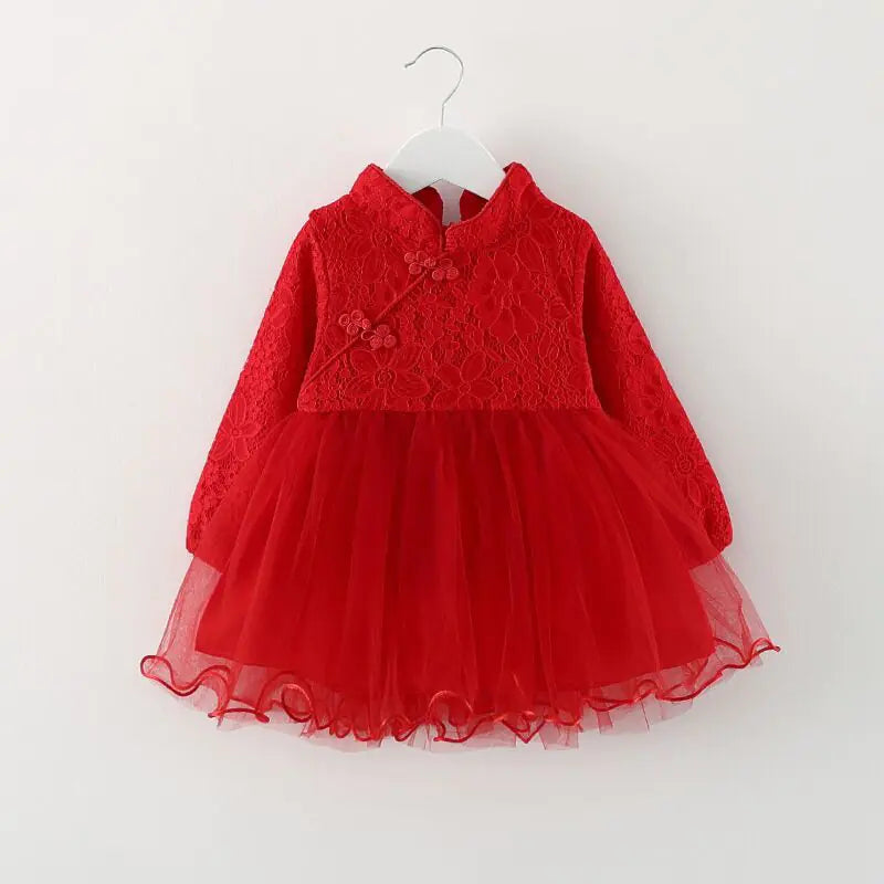 Dress, Children's Dress, Cheongsam