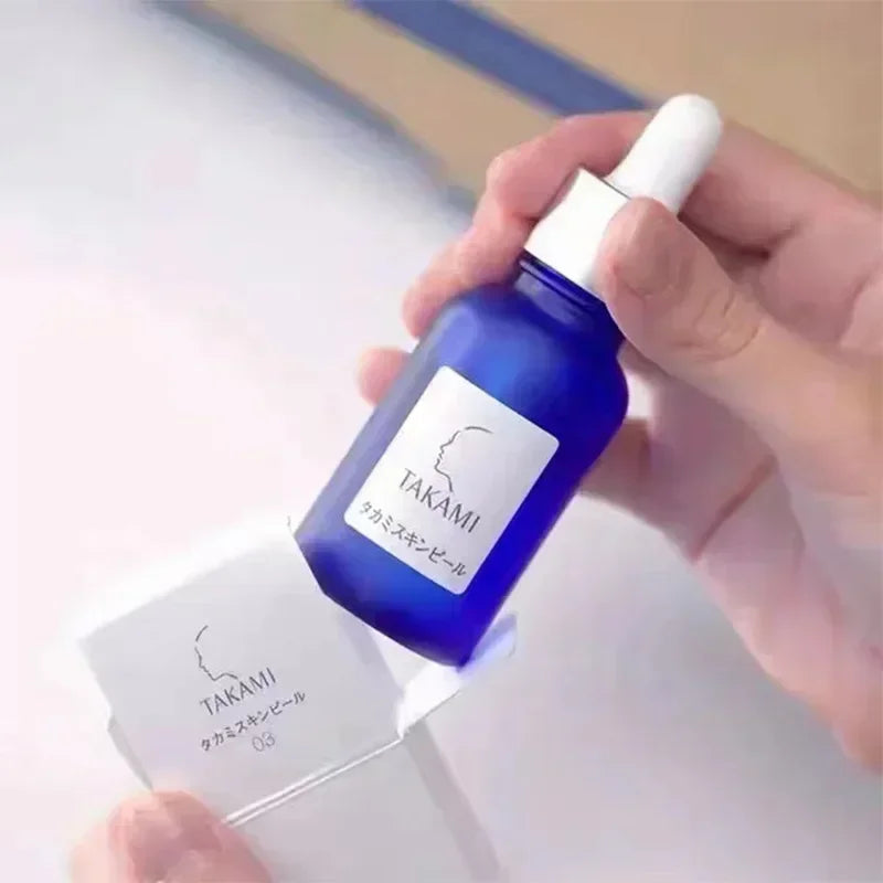 TAKAMI Acne Removing Essence Shrink Pores Clean Blackheads Small Blue Bottle Serum Moisturizing Soothing Keratin Skincare