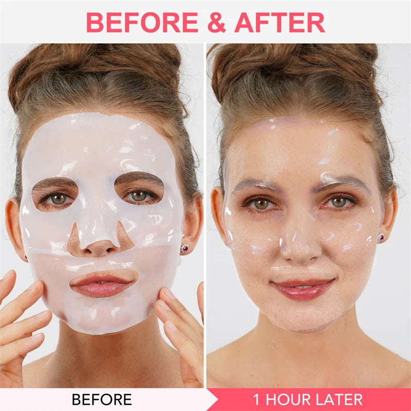 Firming Fine Lines Bio-Collagen Face Mask Patch Anti-Aging Lifting Sagging Facial Skin Deep Nourishment Korea Face Care Products