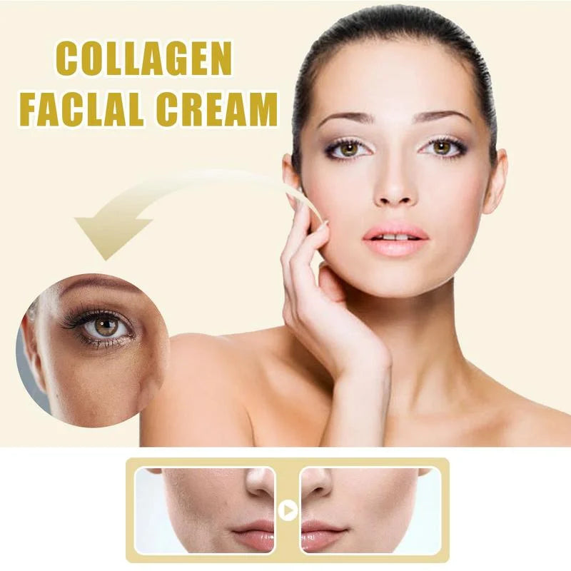 Collagen Cream Brightening and Smoothing Moisturizing Moisturizing Facial Skin Lightening Fine Lines Cream
