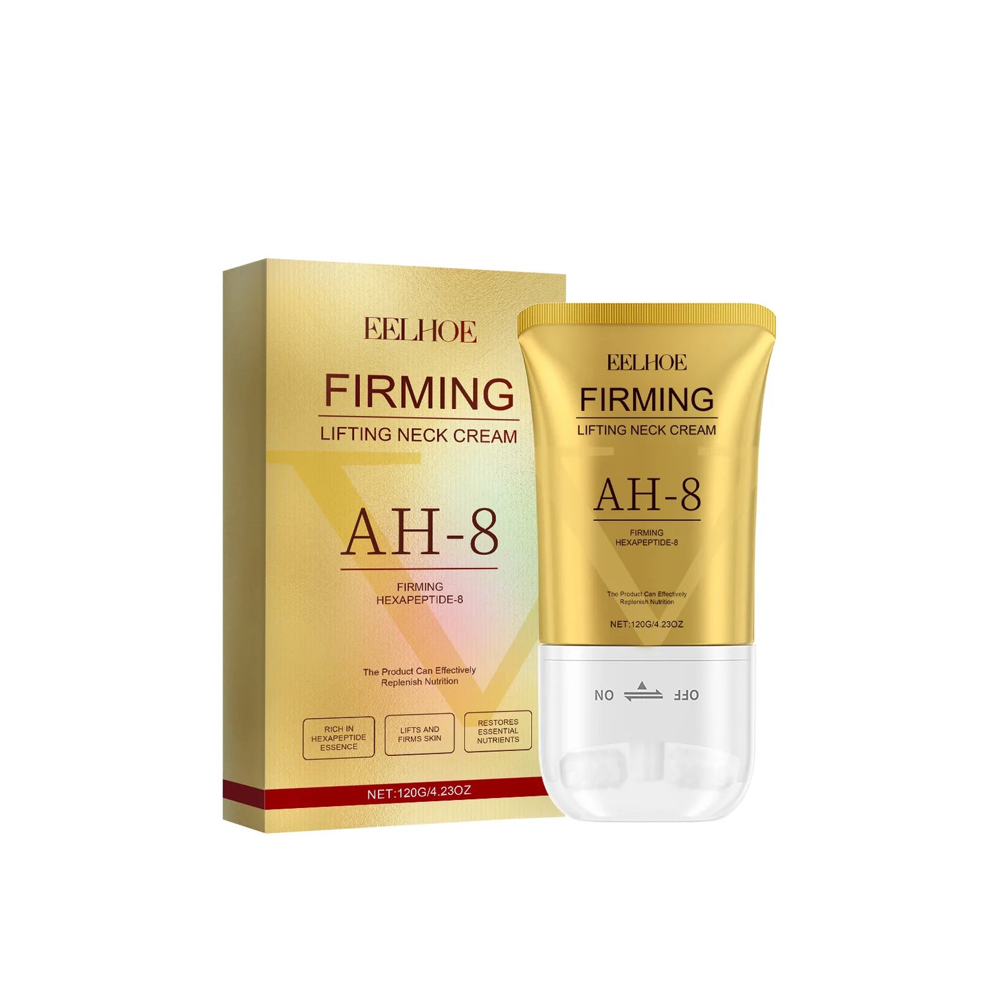 EELHOE Neck Firming Cream Neck Wrinkles Remover Crepey Skin Repair Treatment Nourishing Hyaluronic Acid Tighten Lift Neck Cream