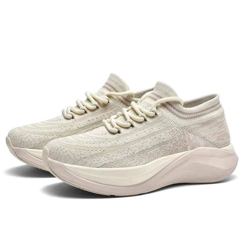 Sports Shoes for Men Fashionable Breathable Comfortable Thick Soled Running Shoes Outdoor Rebound Anti Slip Casual Shoes for Men
