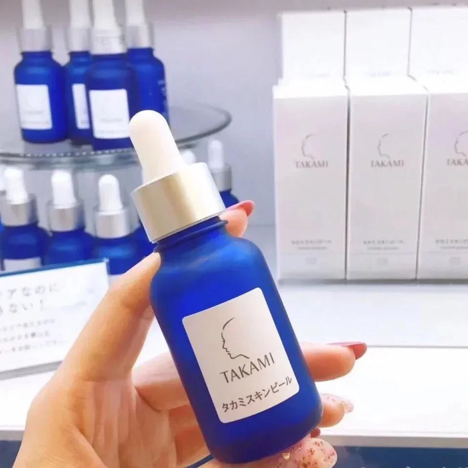 TAKAMI Acne Removing Essence Shrink Pores Clean Blackheads Small Blue Bottle Serum Moisturizing Soothing Keratin Skincare
