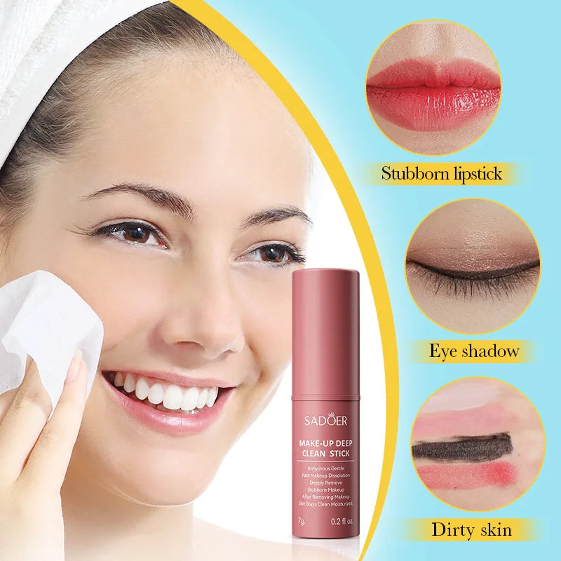 SADIER Centella Solid Face Cream Stick Smooth Repair Skin Barrier Moisturizing Oil Control Makeup Removal Face Skin Care Stick