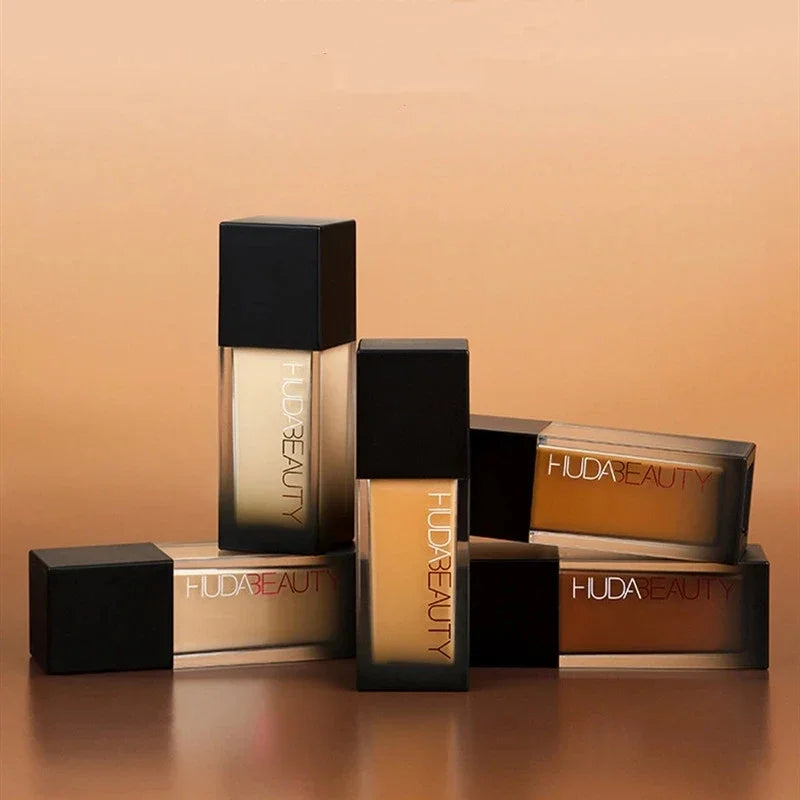2PCS HUDA Foundation Concealer Base Makeup Set Beauty 34ml Flawless Liquid Makeup Long-wearing Waterproof Breathable Cosmetics