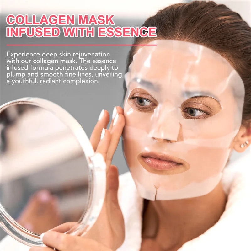 Firming Fine Lines Bio-Collagen Face Mask Patch Anti-Aging Lifting Sagging Facial Skin Deep Nourishment Korea Face Care Products